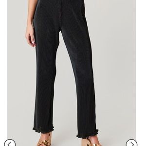 Chrisete Satin Plisse Pants Francesca’s Mi Ami